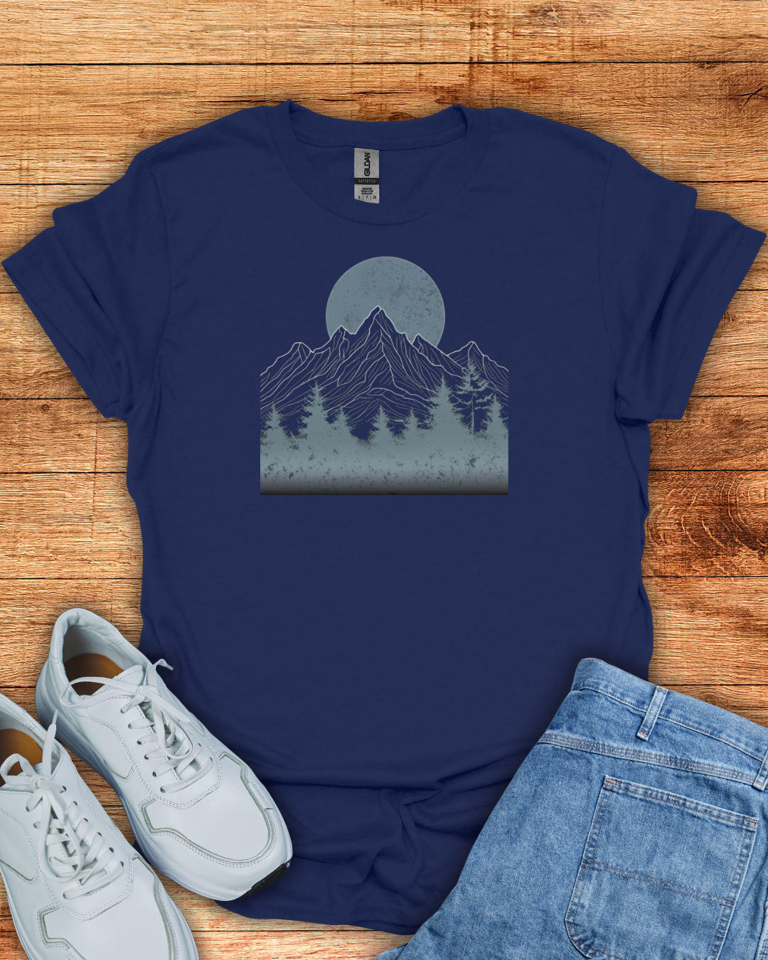 Moonlit Mountains T-Shirt