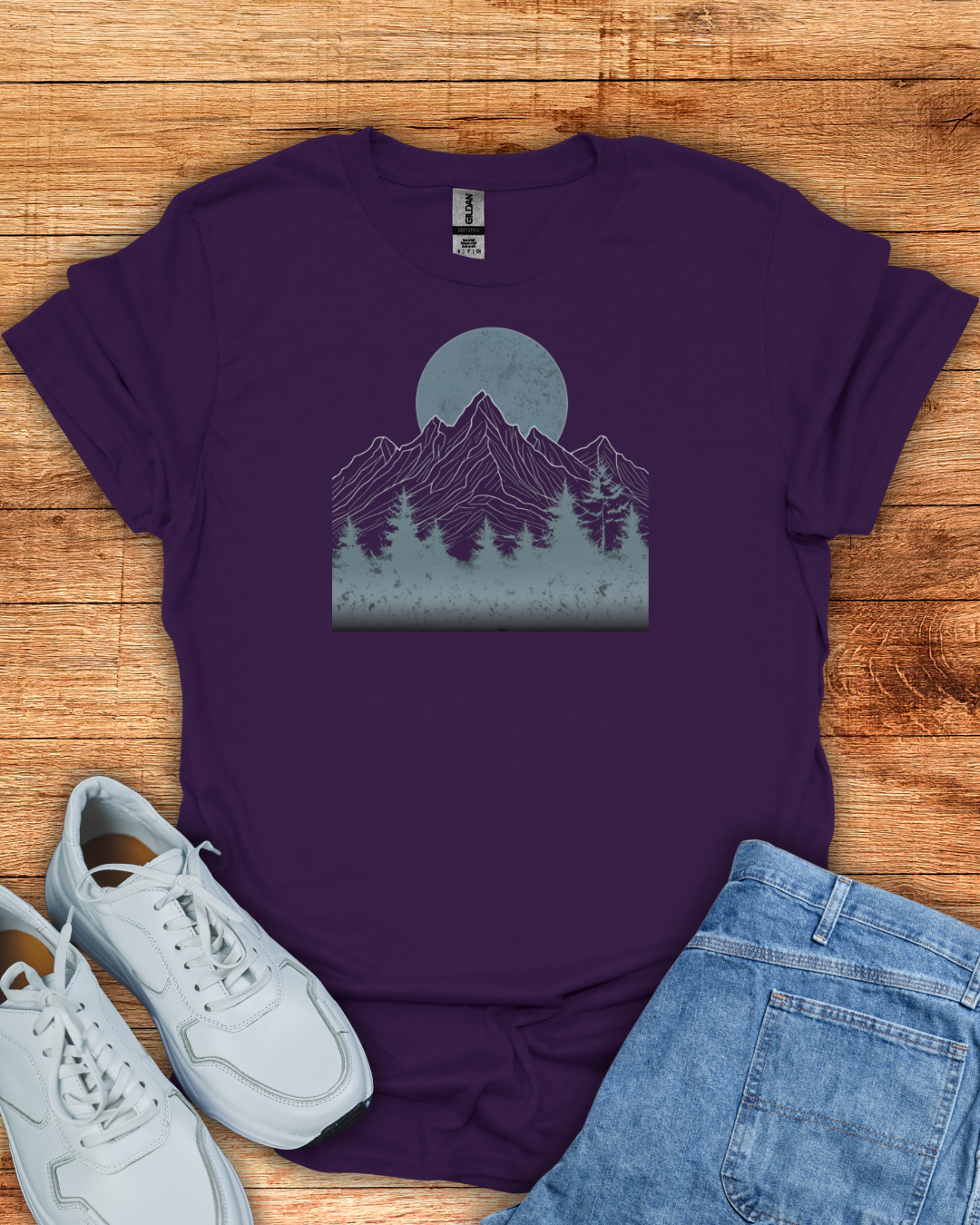 Moonlit Mountains T-Shirt