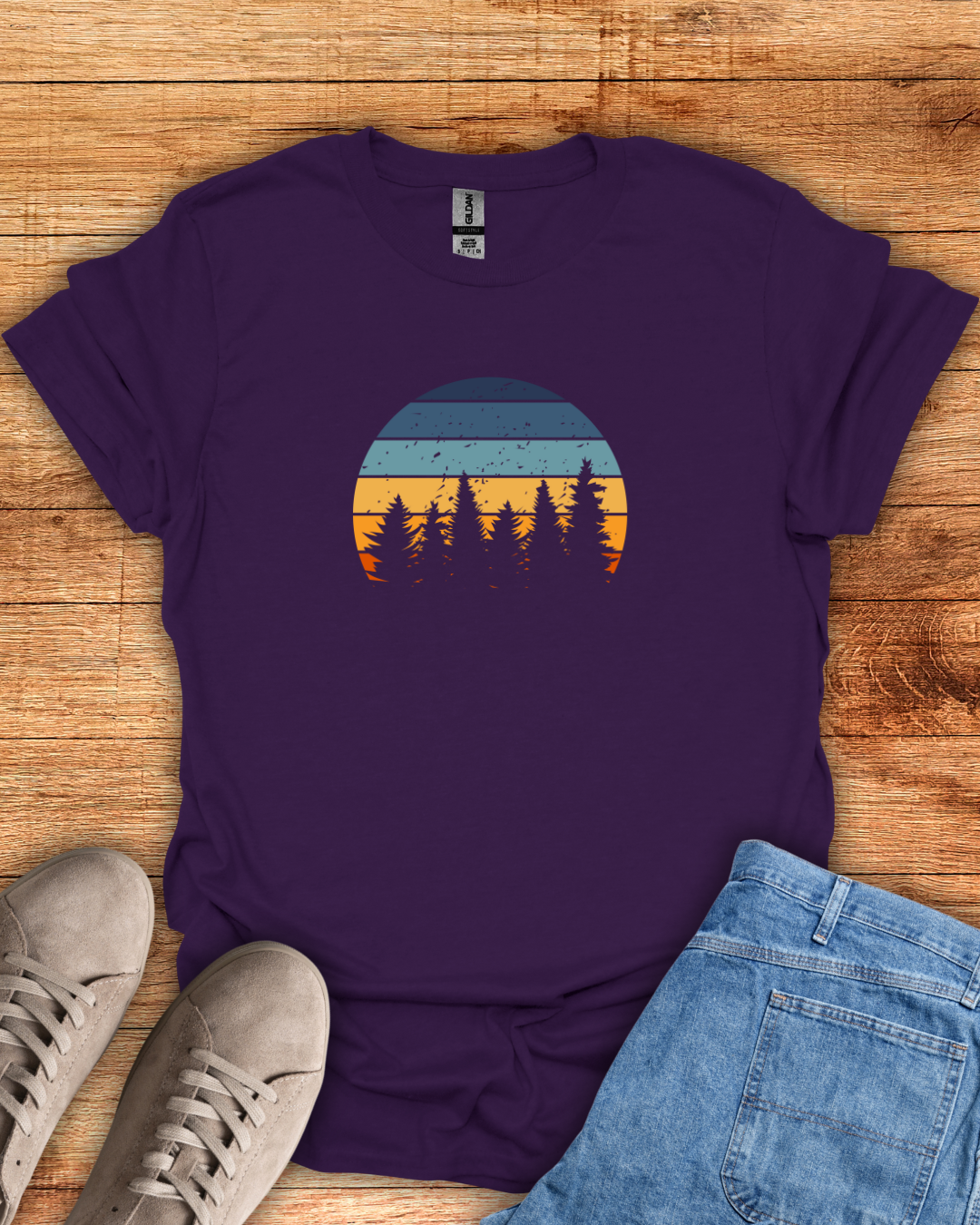 Retro Trees T-Shirt