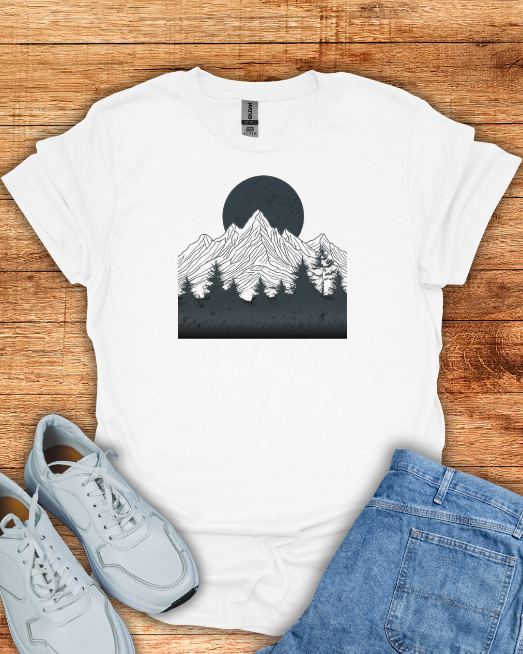 Moonlit Mountains T-Shirt