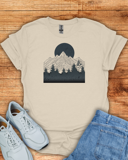 Moonlit Mountains T-Shirt