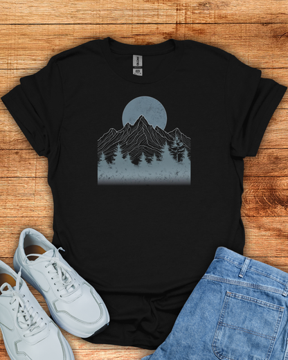 Moonlit Mountains T-Shirt
