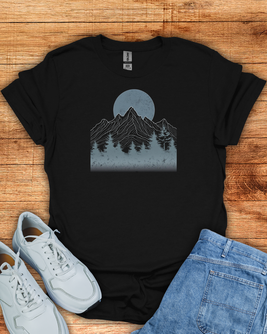 Moonlit Mountains T-Shirt